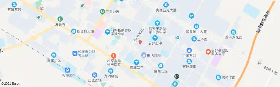 松原豪杰花园_公交站地图_松原公交_妙搜公交查询2025