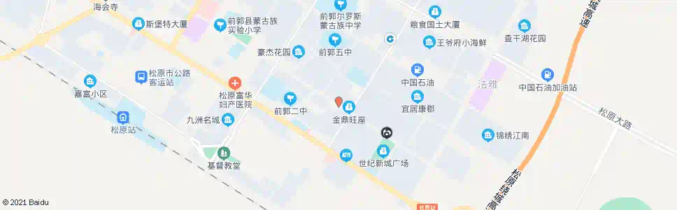 松原前郭镇政府_公交站地图_松原公交_妙搜公交查询2025