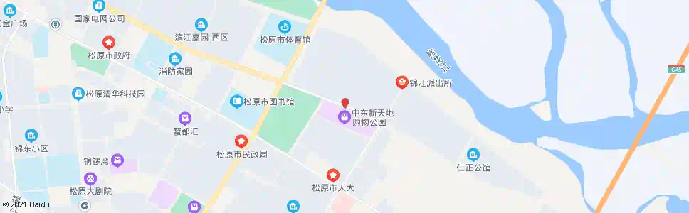 松原新天地购物广场_公交站地图_松原公交_妙搜公交查询2025