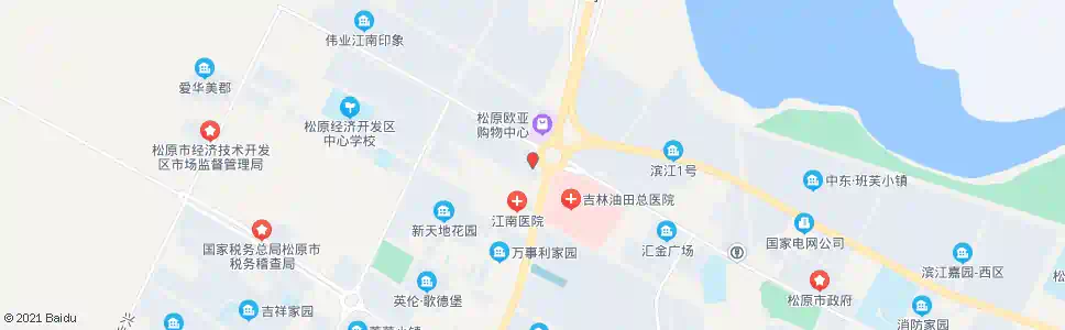 松原开发大厦_公交站地图_松原公交_妙搜公交查询2025