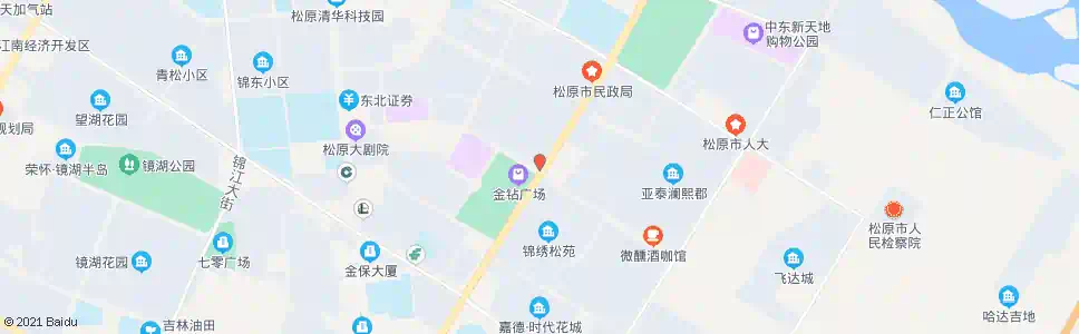 松原吉林银行_公交站地图_松原公交_妙搜公交查询2025