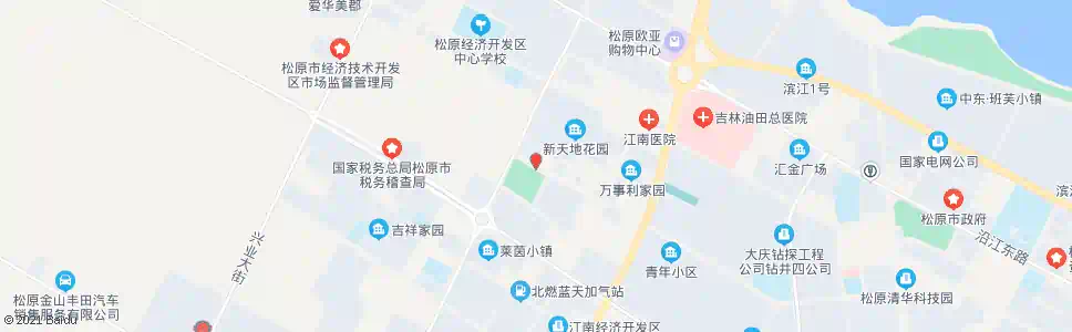 松原开发区地税局_公交站地图_松原公交_妙搜公交查询2025