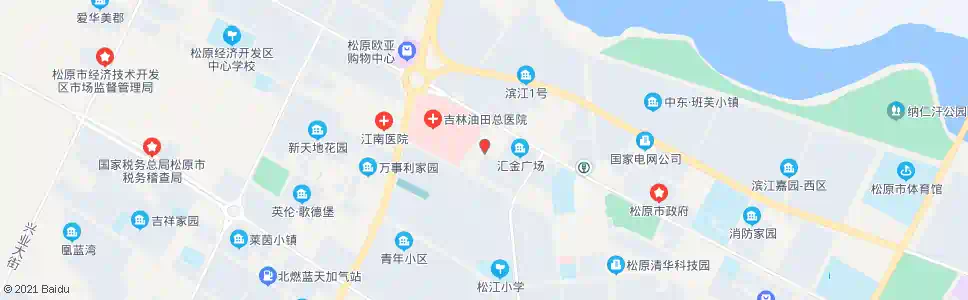 松原矿医院家属区_公交站地图_松原公交_妙搜公交查询2025