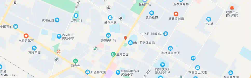 松原前郭县体育场_公交站地图_松原公交_妙搜公交查询2025