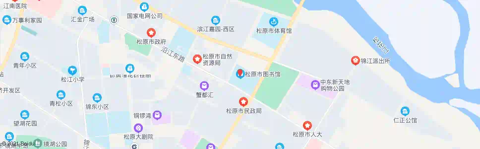 松原图书馆_公交站地图_松原公交_妙搜公交查询2025
