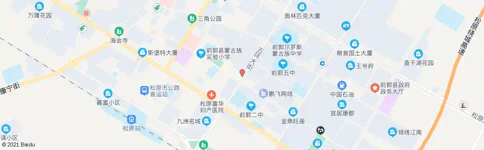 松原前郭县党校_公交站地图_松原公交_妙搜公交查询2025