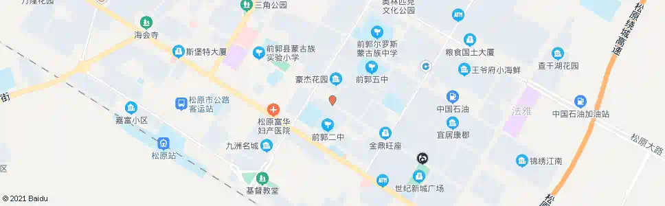 松原地税局_公交站地图_松原公交_妙搜公交查询2025