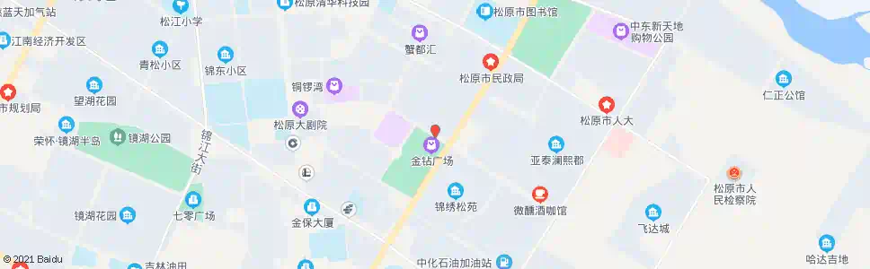 松原中国建设银行_公交站地图_松原公交_妙搜公交查询2025