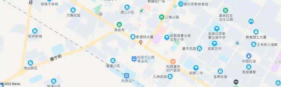 松原君建百货公司_公交站地图_松原公交_妙搜公交查询2025