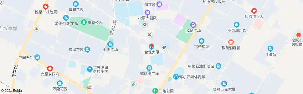 松原金保大厦_公交站地图_松原公交_妙搜公交查询2025