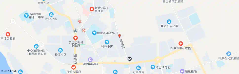 松原府宁小区_公交站地图_松原公交_妙搜公交查询2025