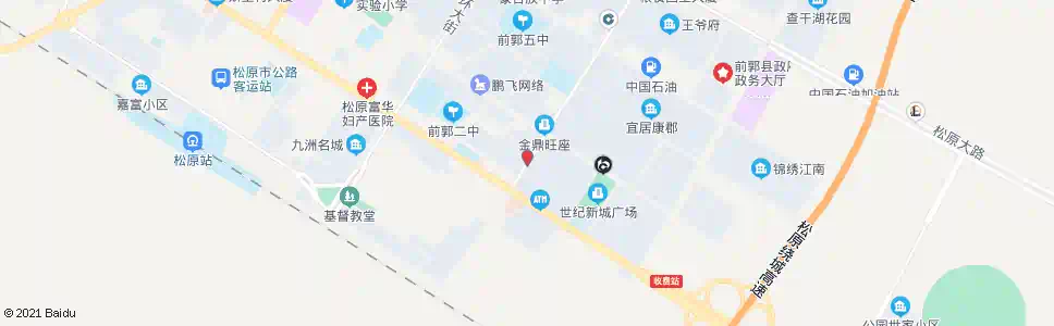 松原鑫宇花园_公交站地图_松原公交_妙搜公交查询2025