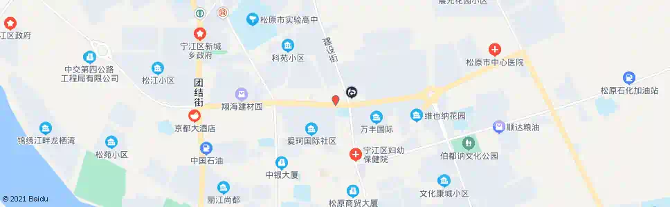 松原民主小学_公交站地图_松原公交_妙搜公交查询2025