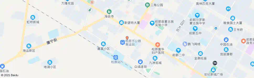 松原郭尔罗斯购物广场_公交站地图_松原公交_妙搜公交查询2025