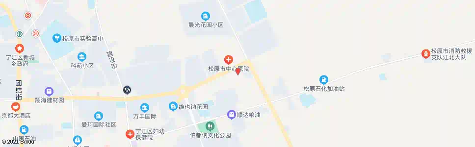 松原社会福利院_公交站地图_松原公交_妙搜公交查询2025