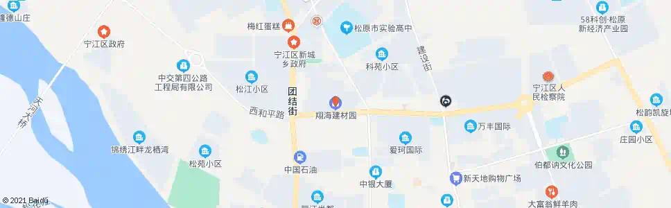 松原翔海建材园_公交站地图_松原公交_妙搜公交查询2025