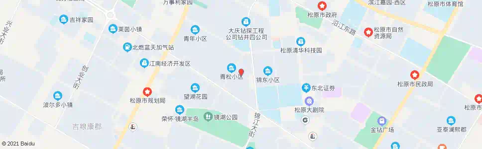 松原百西小区_公交站地图_松原公交_妙搜公交查询2025