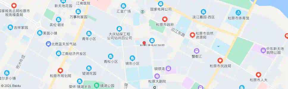 松原松江俱乐部_公交站地图_松原公交_妙搜公交查询2025