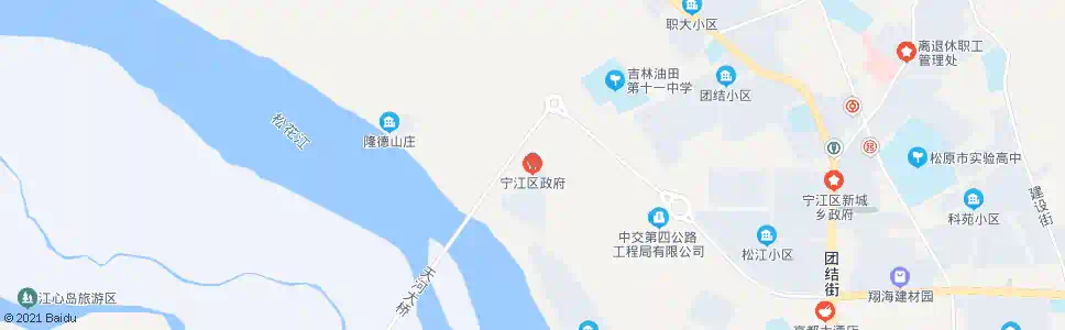 松原宁江区政府_公交站地图_松原公交_妙搜公交查询2025