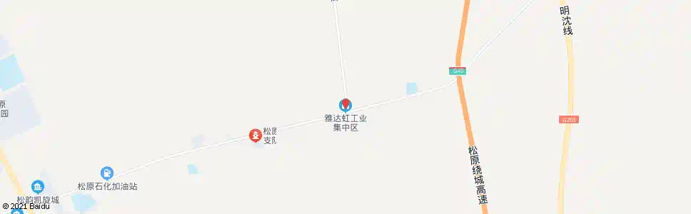 松原雅达虹工业园区_公交站地图_松原公交_妙搜公交查询2025
