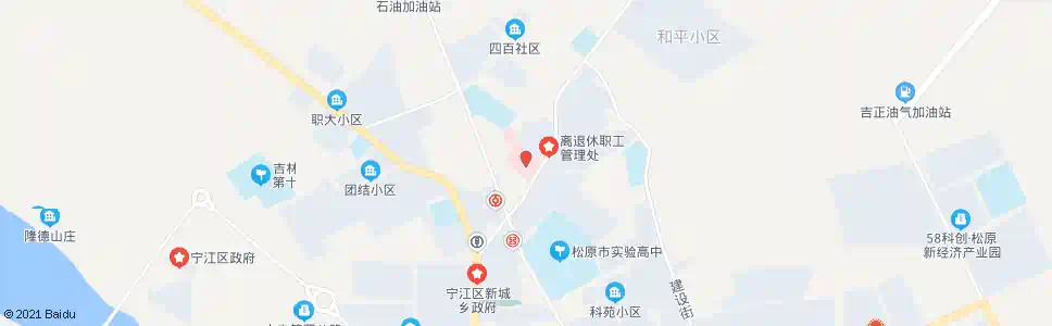 松原江北医院_公交站地图_松原公交_妙搜公交查询2025