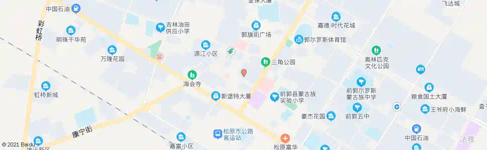 松原前郭县政府_公交站地图_松原公交_妙搜公交查询2025