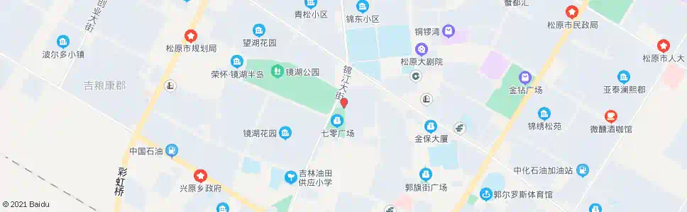 松原锦江小区_公交站地图_松原公交_妙搜公交查询2025