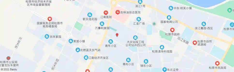 松原新百北小区_公交站地图_松原公交_妙搜公交查询2025