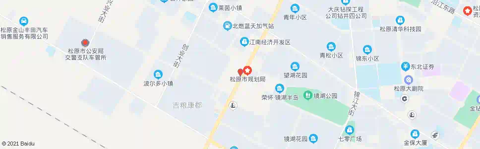 松原利发家居广场_公交站地图_松原公交_妙搜公交查询2025