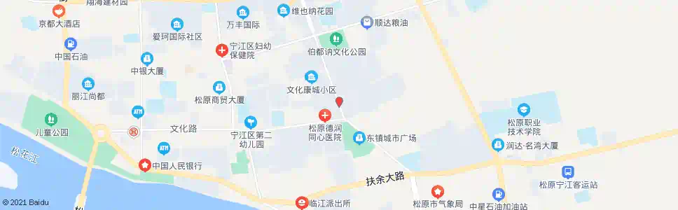 松原文化康城小区_公交站地图_松原公交_妙搜公交查询2025