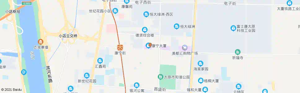 松原乘降点(康宁街)_公交站地图_松原公交_妙搜公交查询2025