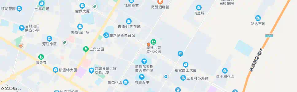 松原奥林匹克广场_公交站地图_松原公交_妙搜公交查询2025