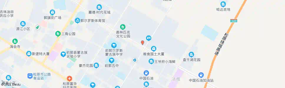松原奥林匹克花园_公交站地图_松原公交_妙搜公交查询2025