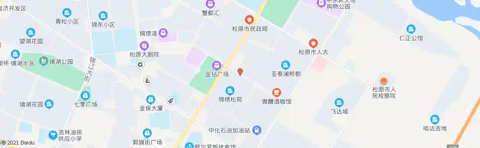 松原锦绣松苑小区_公交站地图_松原公交_妙搜公交查询2025