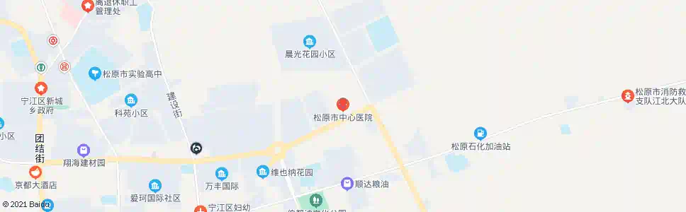 松原中心医院_公交站地图_松原公交_妙搜公交查询2025