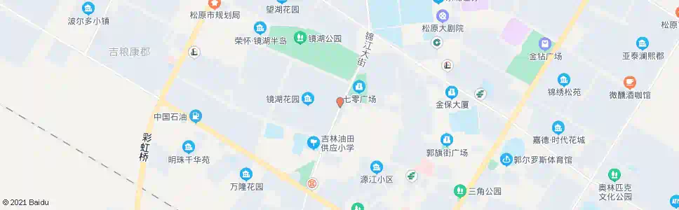 松原镜湖小区_公交站地图_松原公交_妙搜公交查询2025