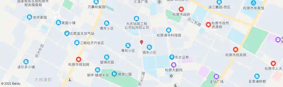 松原锦东小区_公交站地图_松原公交_妙搜公交查询2025