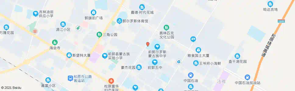 松原乌兰派出所_公交站地图_松原公交_妙搜公交查询2025