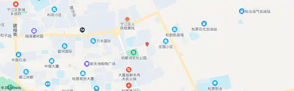 松原纺织厂家属楼_公交站地图_松原公交_妙搜公交查询2025