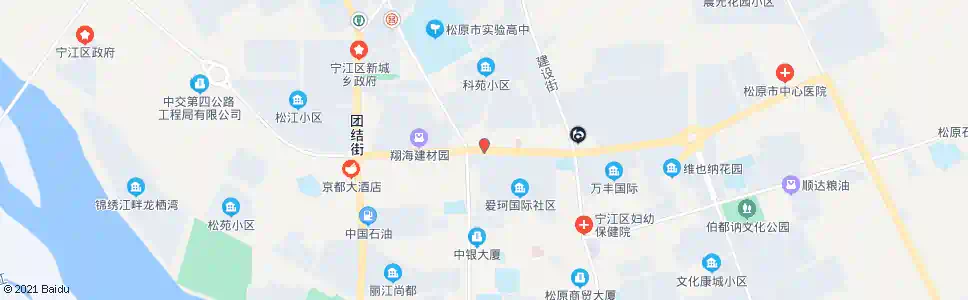 松原市中国银行_公交站地图_松原公交_妙搜公交查询2025