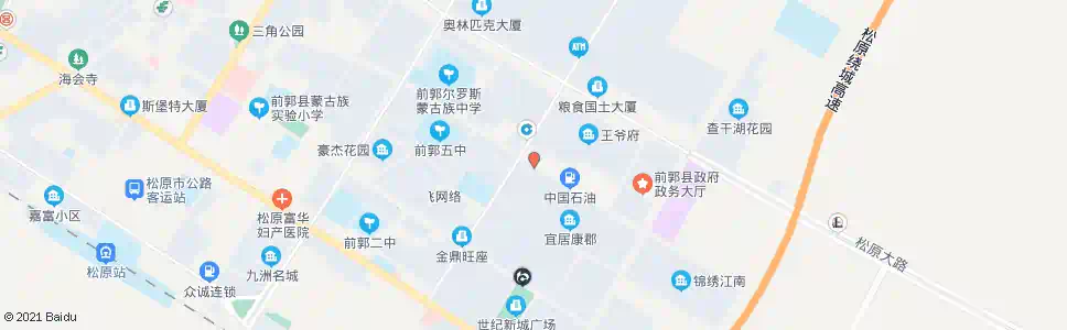 松原前郭镇派出所_公交站地图_松原公交_妙搜公交查询2025