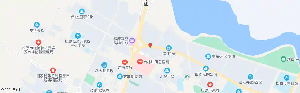 松原丽水花园_公交站地图_松原公交_妙搜公交查询2025