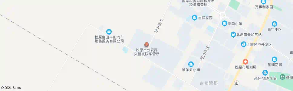 松原松原市车管所_公交站地图_松原公交_妙搜公交查询2025