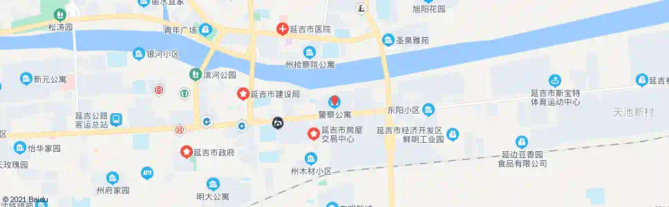 延边警察公寓_公交站地图_延边公交_妙搜公交查询2025