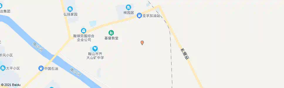 鞍山齐矿办_公交站地图_鞍山公交_妙搜公交查询2025