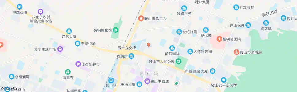 鞍山金派商城_公交站地图_鞍山公交_妙搜公交查询2025