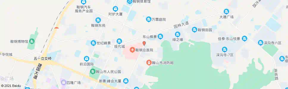 鞍山四海酒店_公交站地图_鞍山公交_妙搜公交查询2025