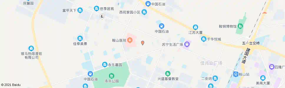 鞍山三高职_公交站地图_鞍山公交_妙搜公交查询2025