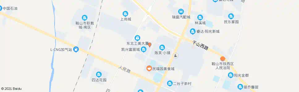 鞍山通达路_公交站地图_鞍山公交_妙搜公交查询2025