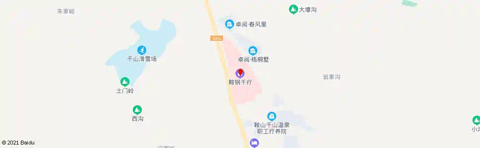 鞍山鞍钢千疗_公交站地图_鞍山公交_妙搜公交查询2025